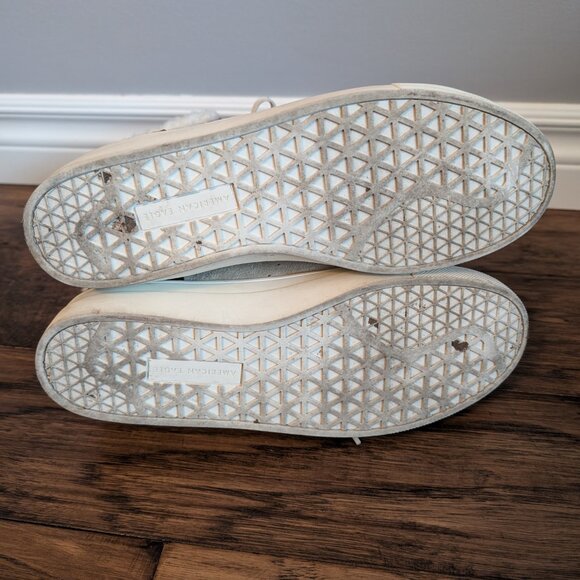 American Eagle Cozy Hiker High top suede sneakers boots brown size 9 - Picture 14 of 15